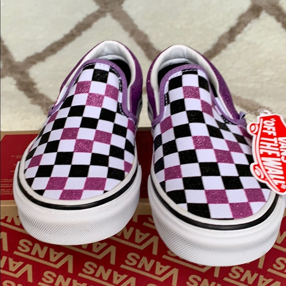 VANS CLASSIC SLIP ON GLITTER CHECKERBOARD WMNS - Picture 8 of 16